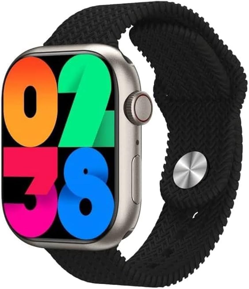 Series 9 Smart Watch With Apple Logo