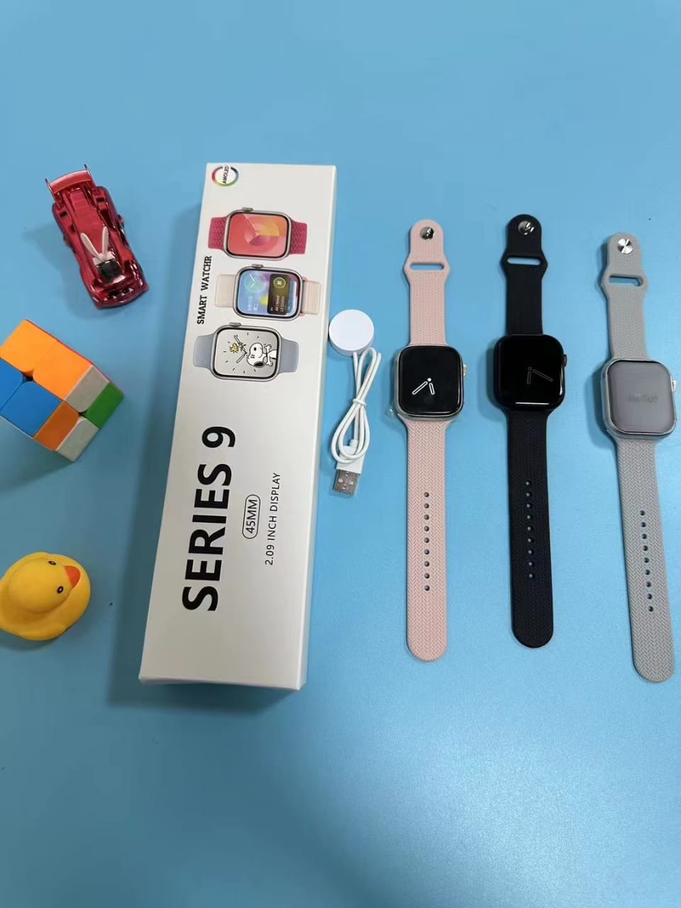 Series 9 Smart Watch With Apple Logo