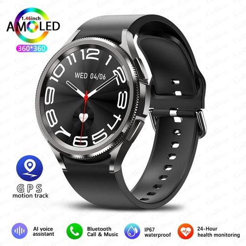 JS Smart Watch 6 Max Classic Round Dial Smartwatch