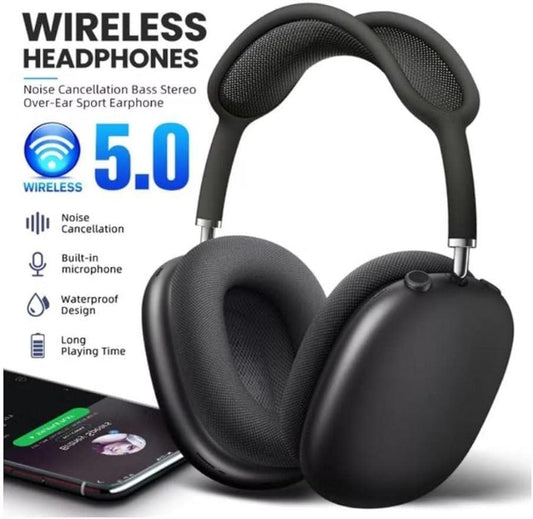 P9 Wireless Bluetooth Headphones With Mic Noise Cancelling